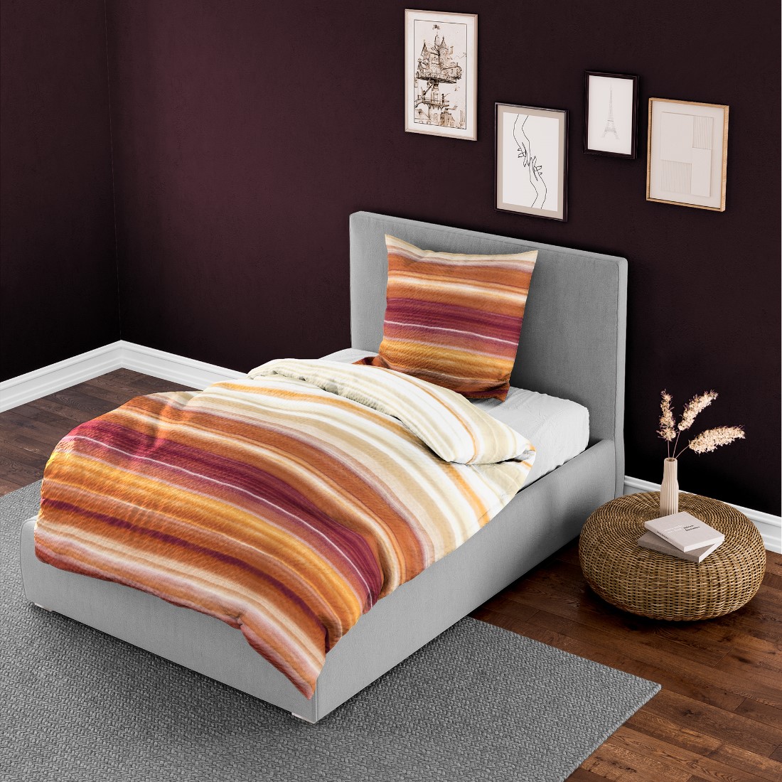 Bierbaum Seersucker Sommer Bettwäsche