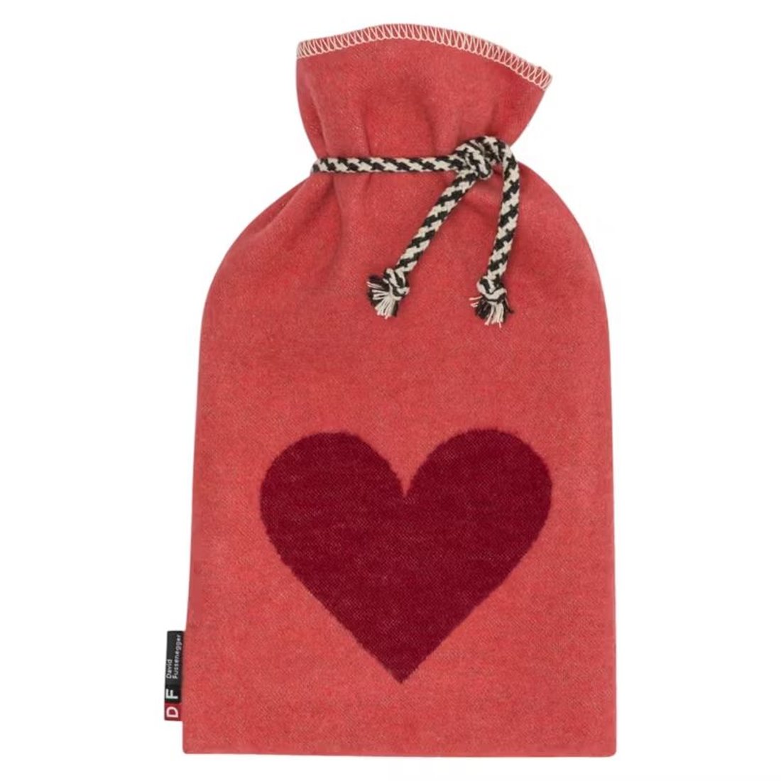 SILVRETTA Wärmflasche “Herz” 2 Liter (GRS) mit Flasche