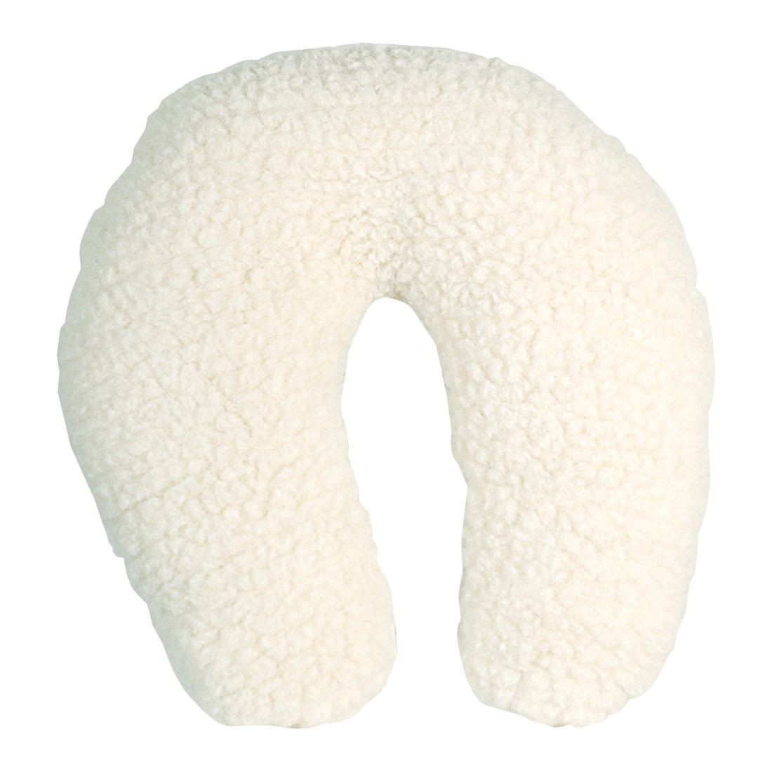 Nackenhörnchen aus naturfarbenem Wollflor von Saling