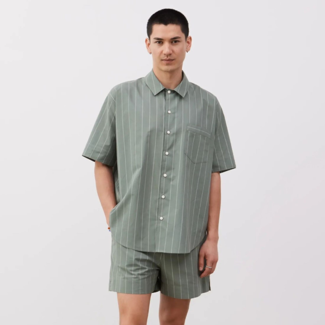Lavie John Shirt aus Bio‑Baumwolle – gestreift