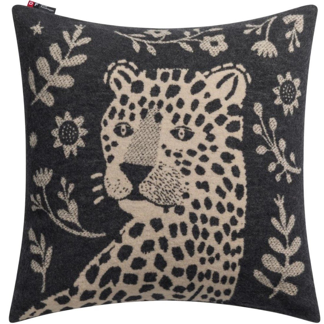 SILVRETTA Kissenhülle Leo (GRS)von David Fussenegger aus 85 % recycelter Baumwolle