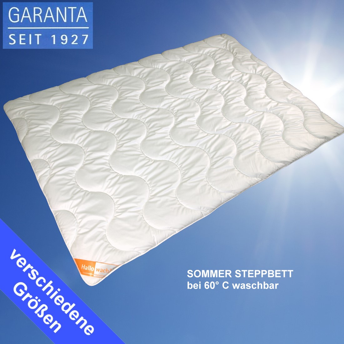 Sommer Steppdecke Hallo Wach von Garanta
