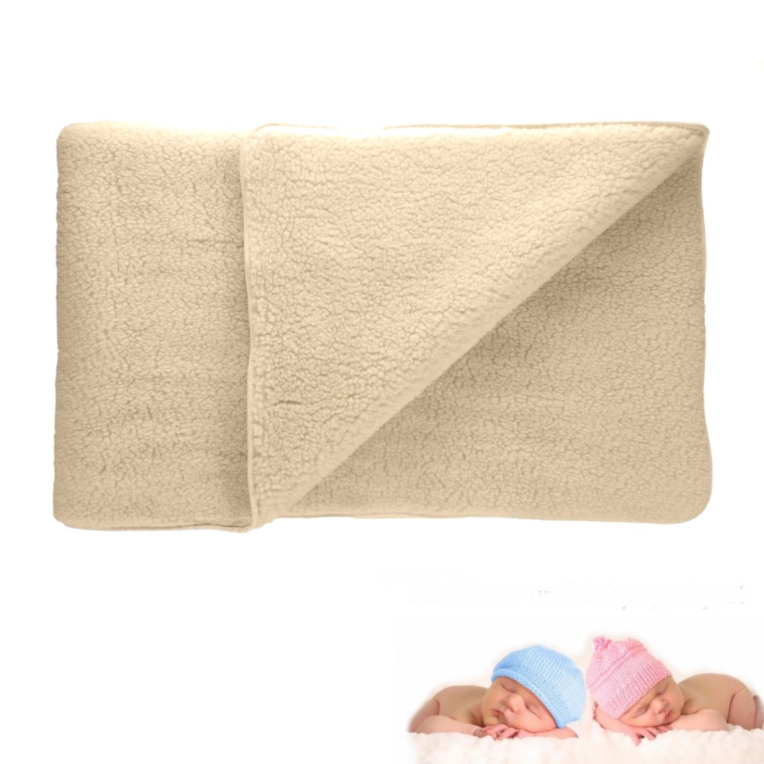 Kinder und Baby Merino Schafwoll Bettdecke Locke