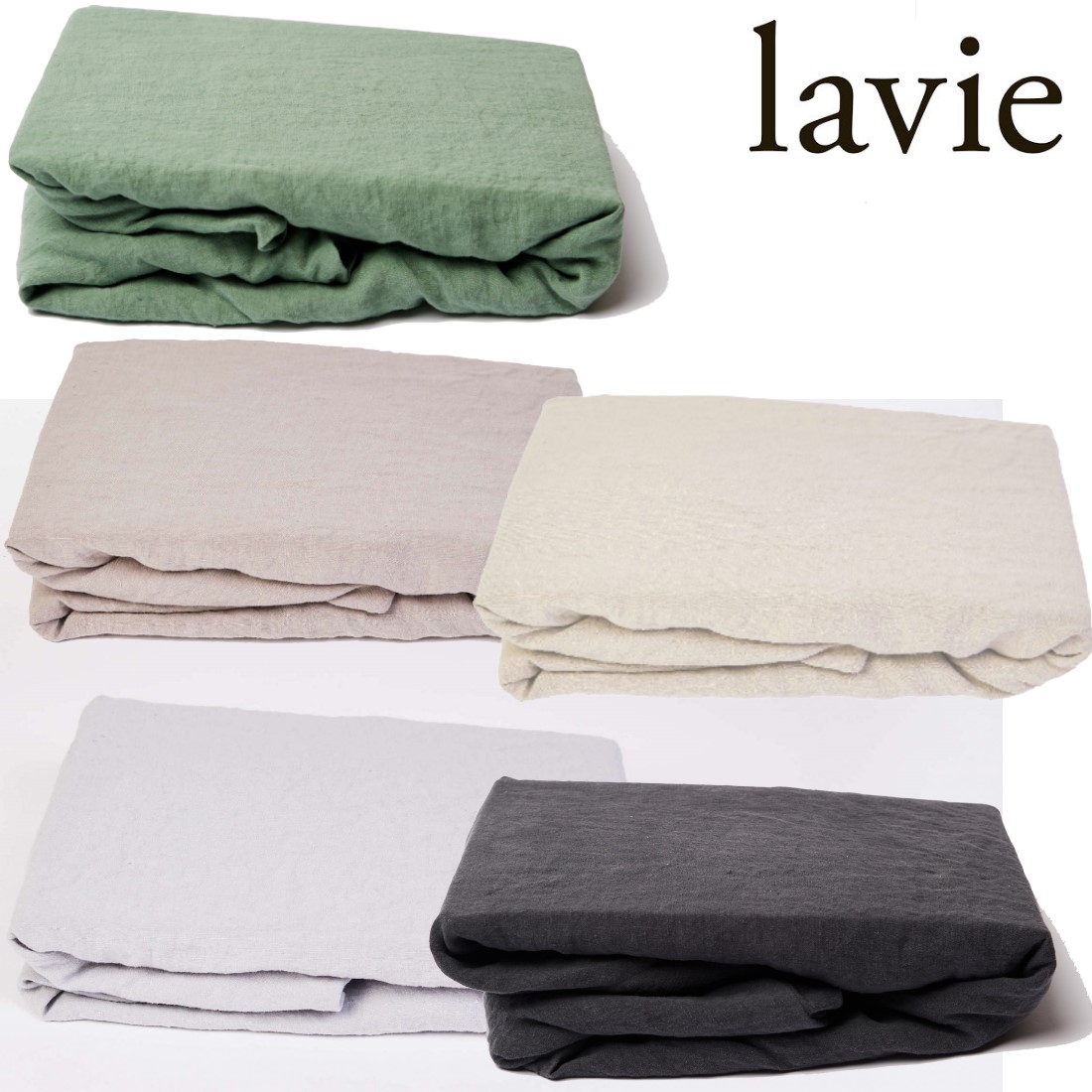 Leinen Spannbettlaken LINUS von Lavie