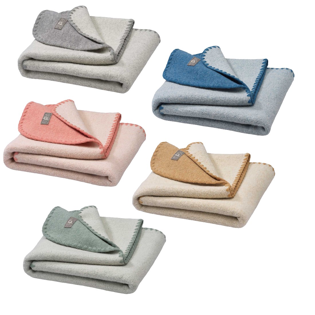 Disana Doubleface Babydecke aus Bio Merinowolle
