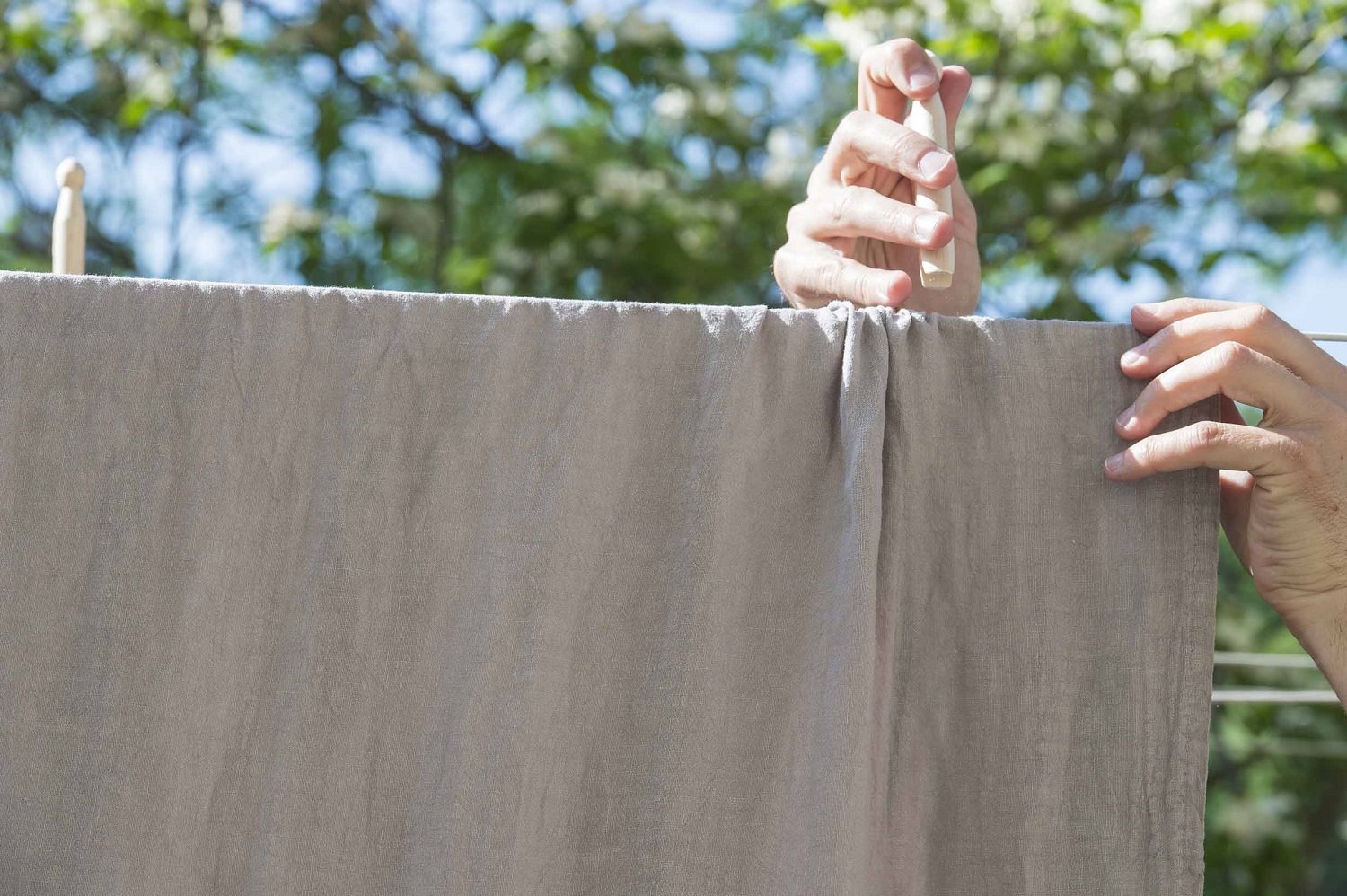 Lavie Oberleintuch Linus aus reinem Leinen