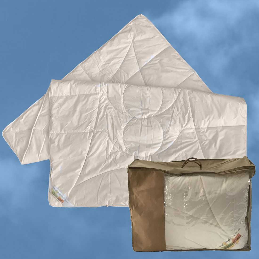 Tencel Lyocell Sommer Bettdecke mit Tasche zur Aufbewahrung