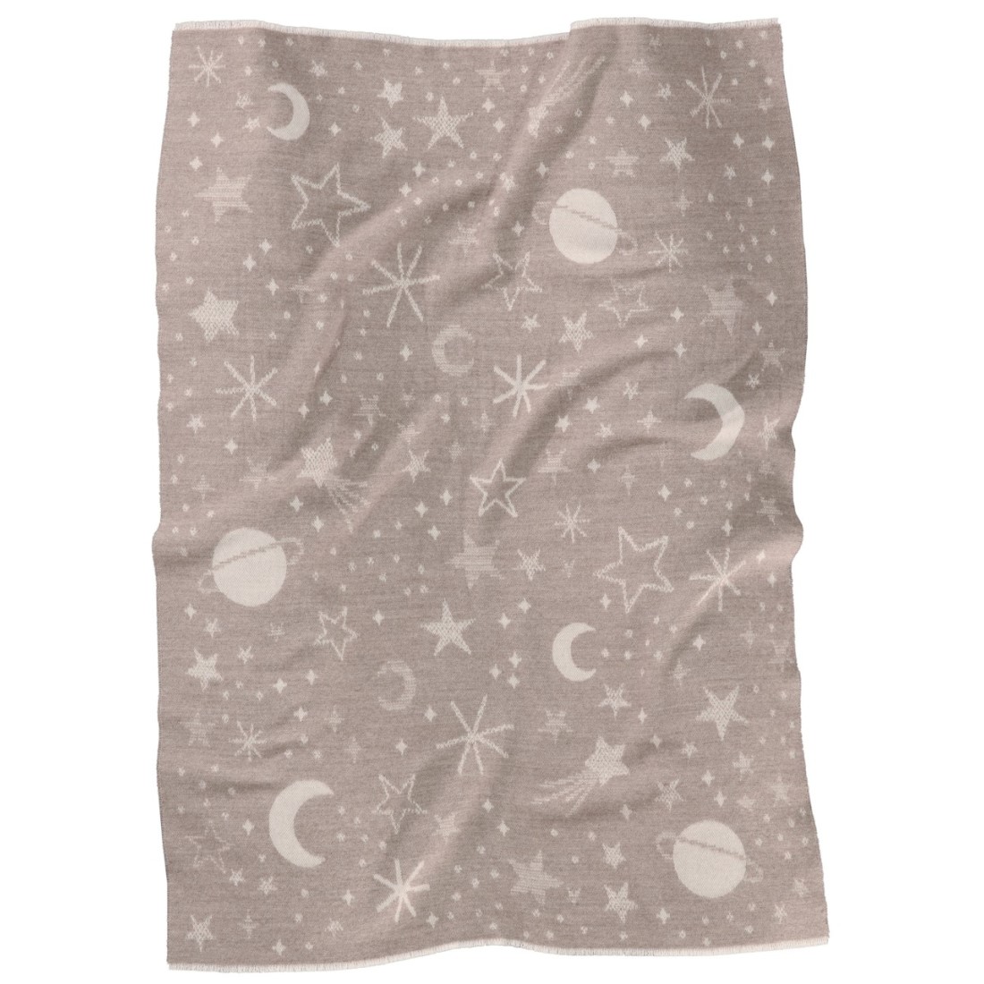Biederlack Babydecke Universe Farbe taupe