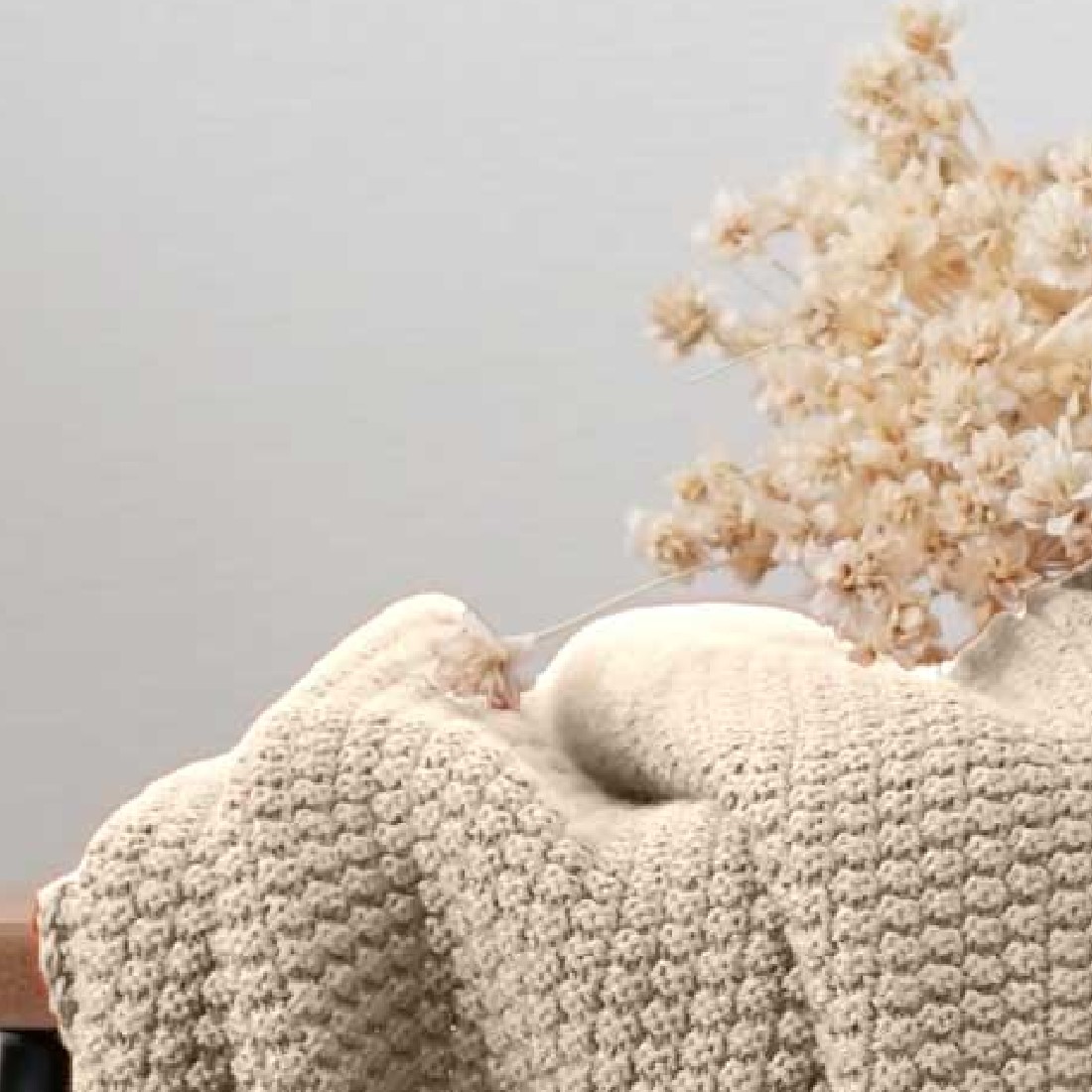 Babydecke Baumwoll Strickdecke