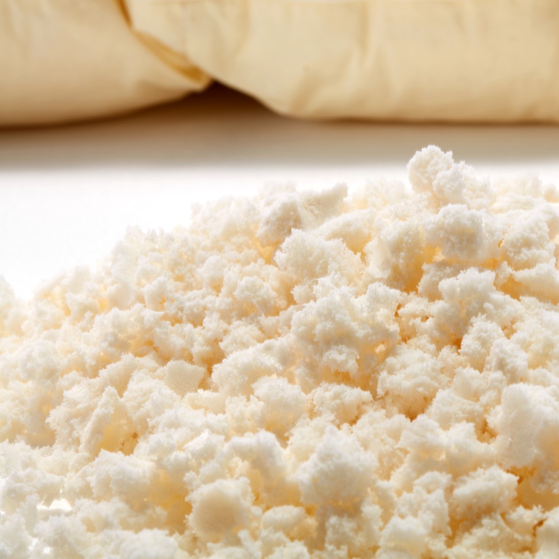 Latexflocken Fuellung veganes Latex Kissen