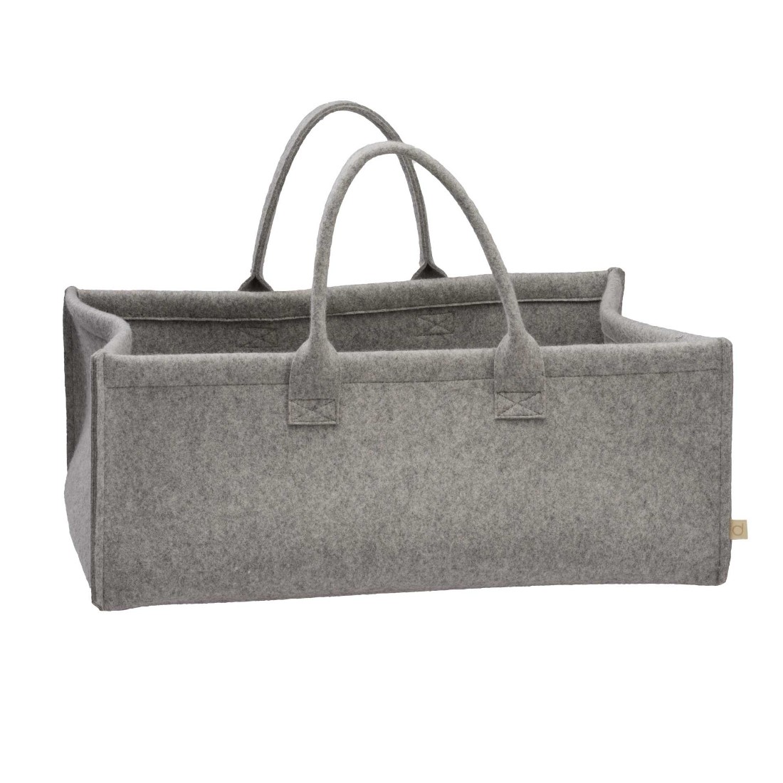 grauer Aufbewahrungskorb aus Filz von Disana