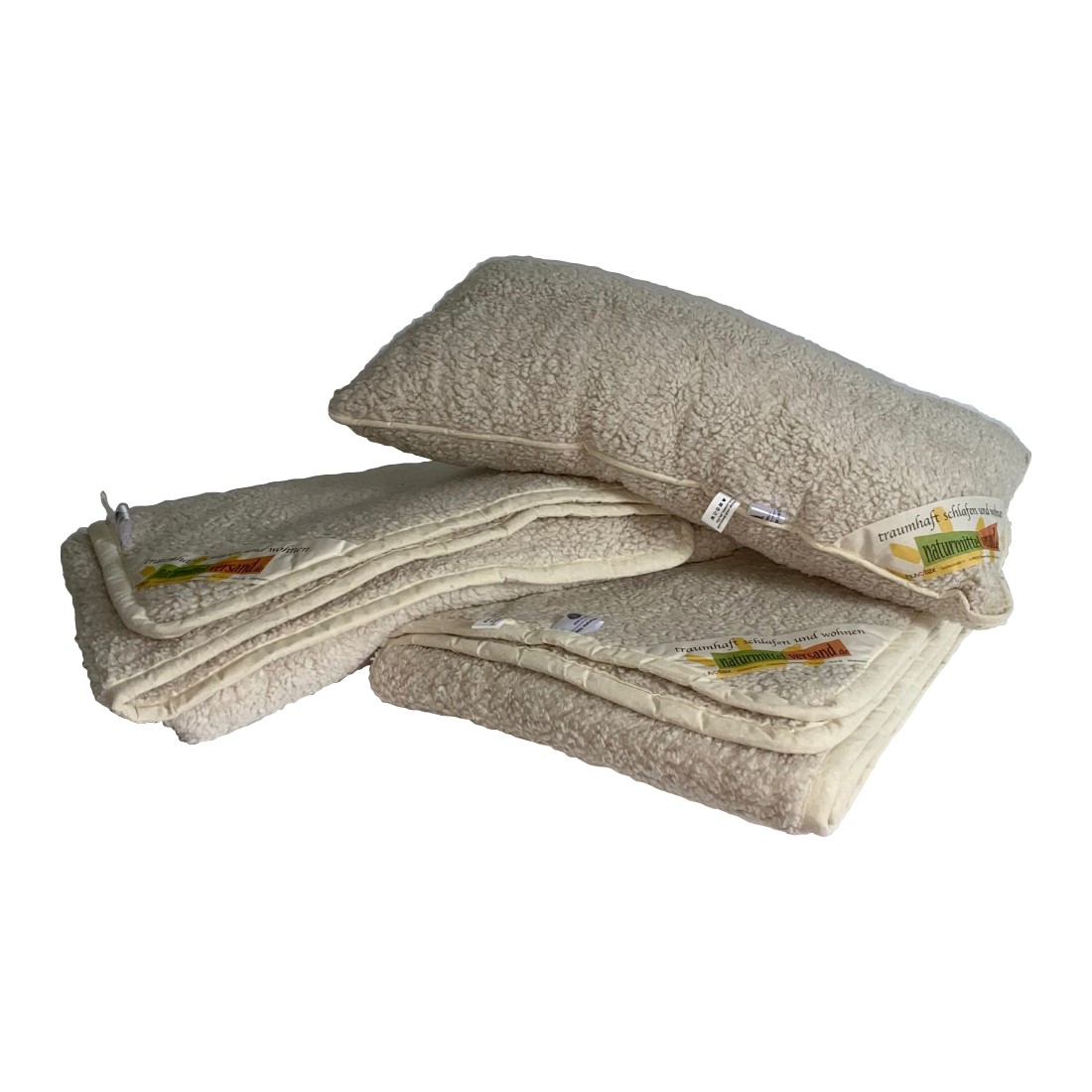 RESTPOSTEN Baumwolle mit Leinen Plüsch Traumland im Set