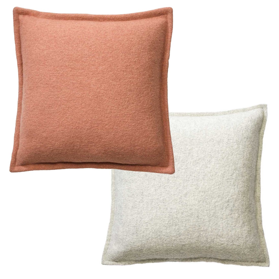 zweifarbige rosa Walk Kissenhülle von Disana