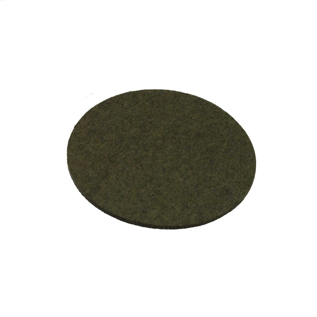 dunkelgrüner Glas Untersetzer aus Filz von Disana