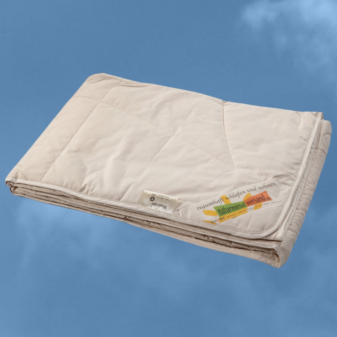 Kaschmir Sommer Bettdecke SMARAGD extra leicht