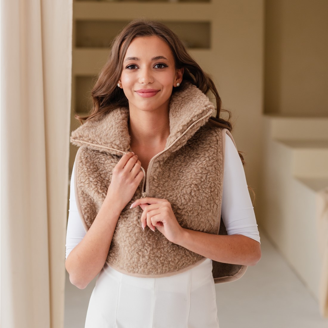 Merino Nacken- Brust- und Rückenwärmer