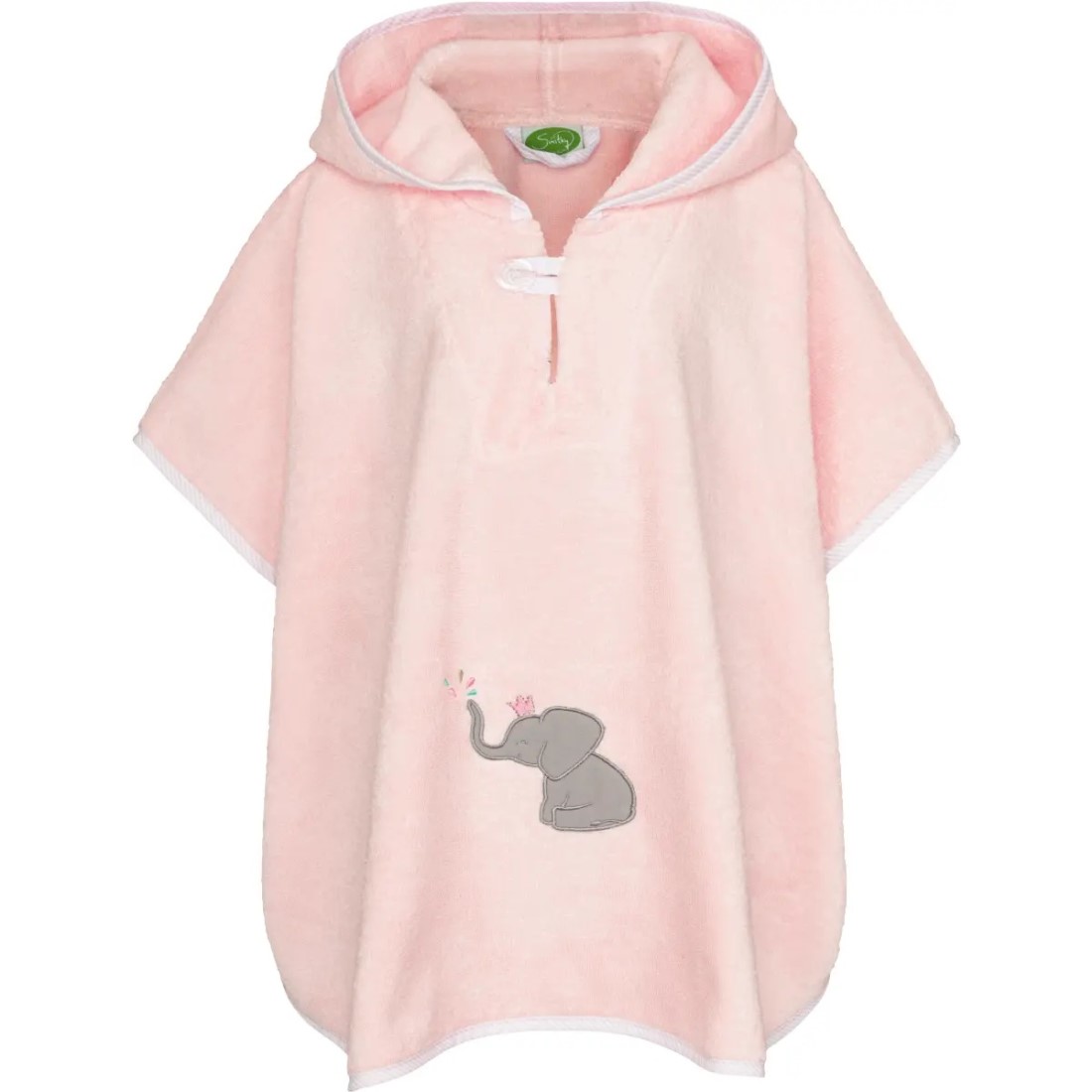 Kinder Badeponcho Rosa Elefant von Smithy