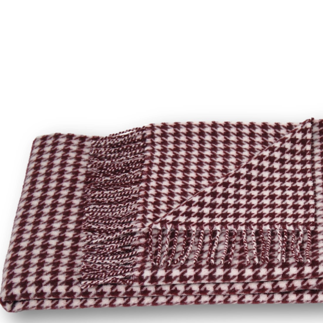 Steinbeck Lambswool Plaid Pisa Karodesign mit Fransen