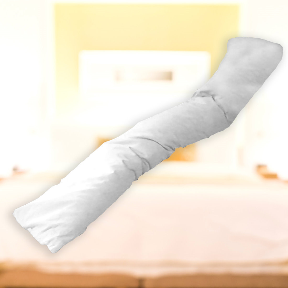 Seitenschläferkissen Bio Dinkelspelz mit Bezug