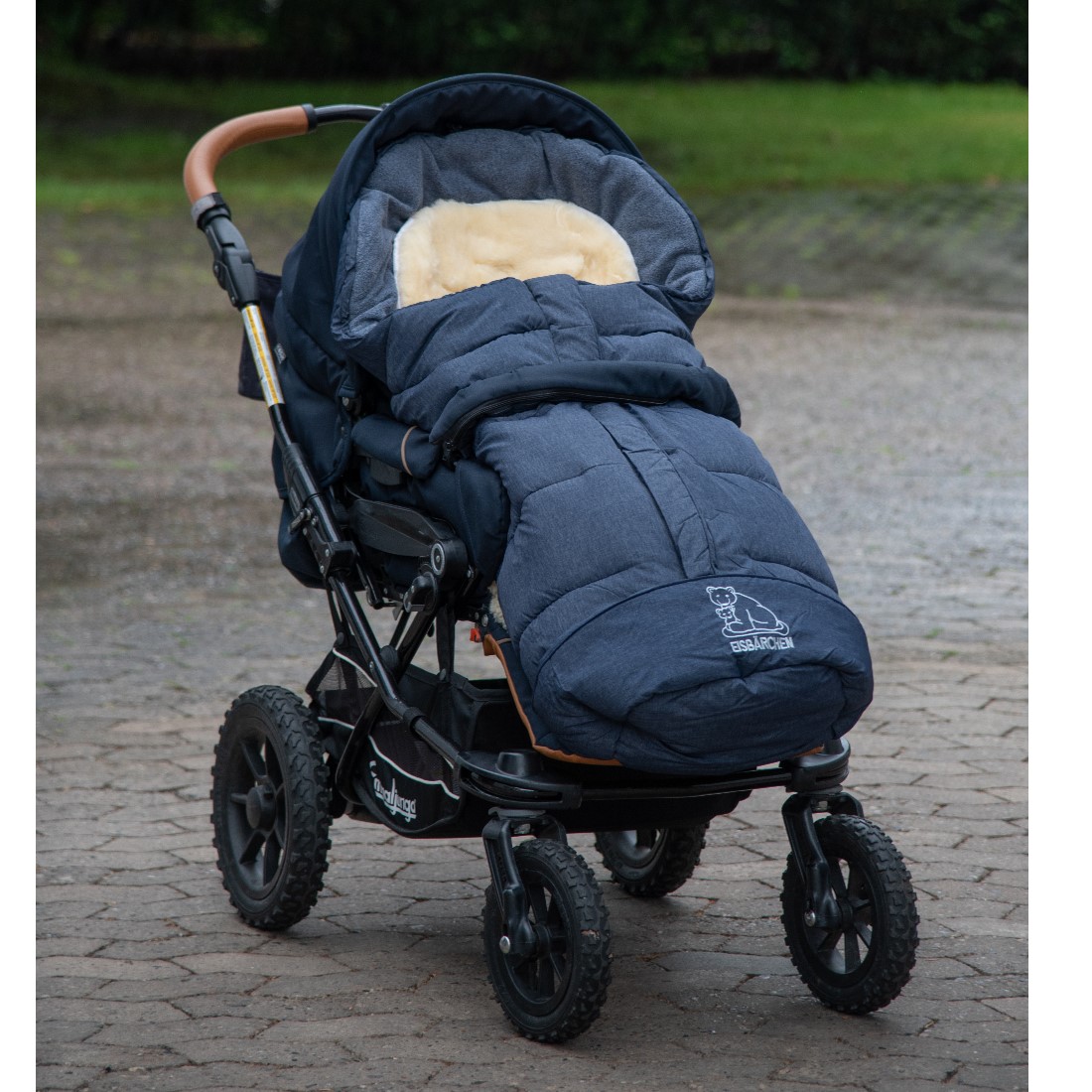 Komfort 2-in-1 Fußsack Eisbärchen von Heitmann Felle