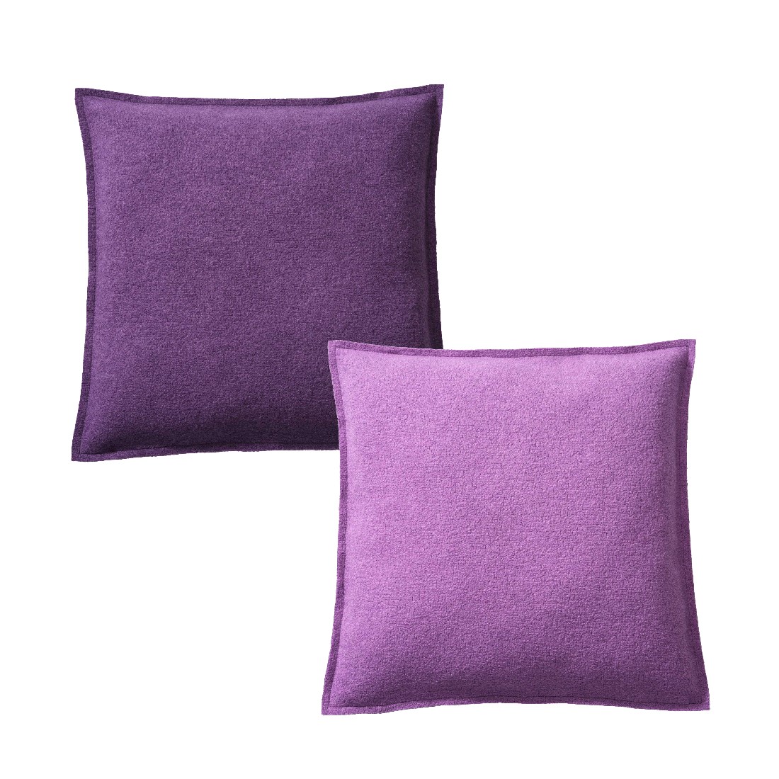 zweifarbige lila Walk Kissenhülle von Disana