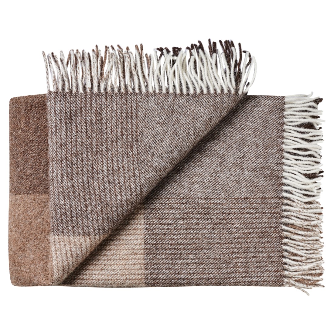 Alpaka mit Lambswool Wohndecke Oxford