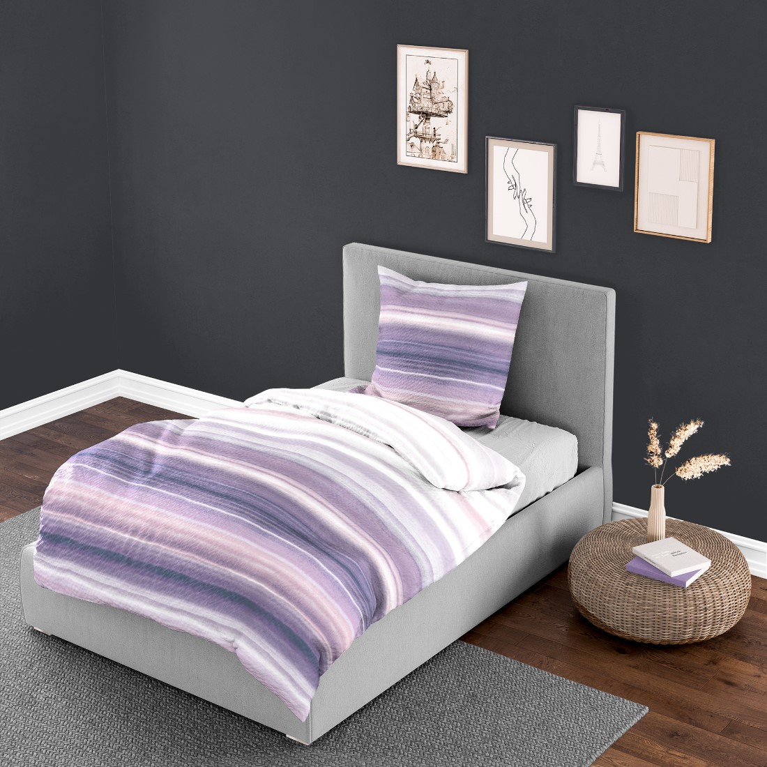 Bierbaum Seersucker Sommer Bettwäsche