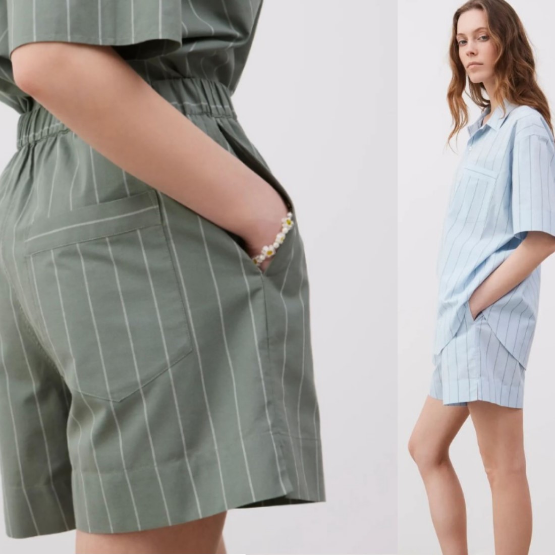 Lavie John Shorts aus Bio‑Baumwolle – gestreift