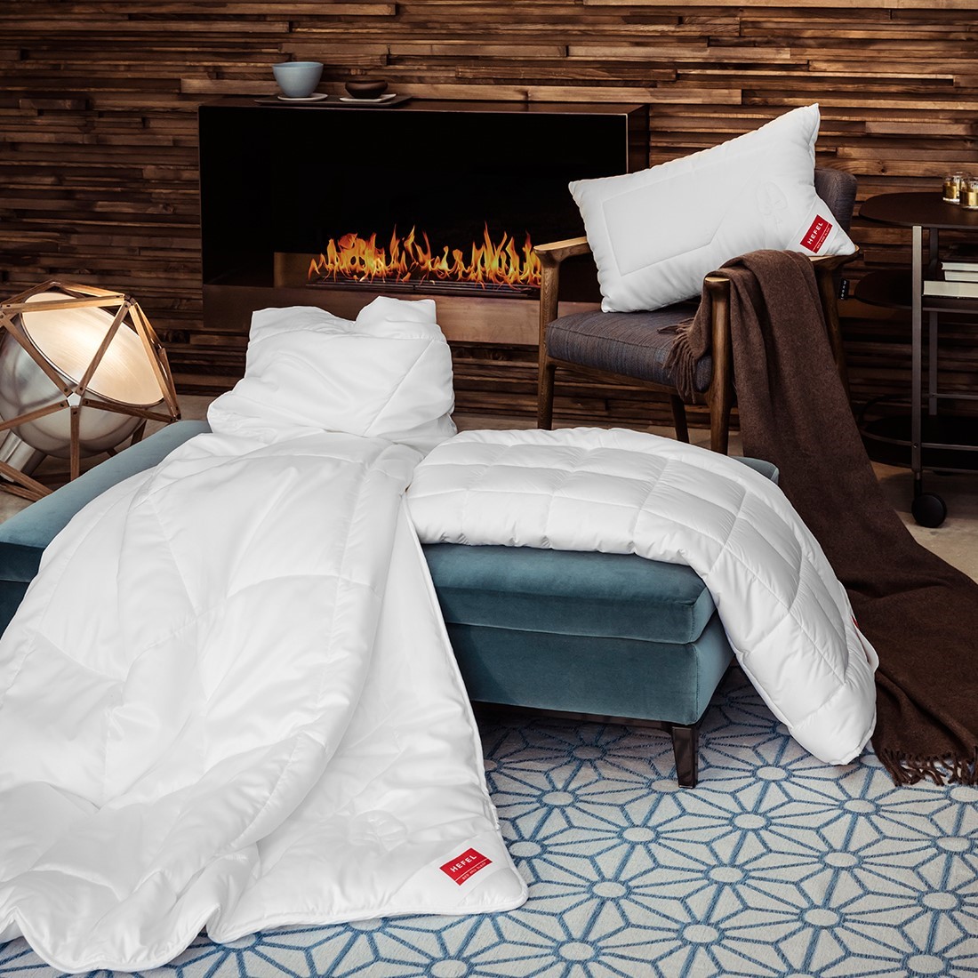 Hefel KlimaControl Comfort Ganzjahres Bettdecke mit Kissen