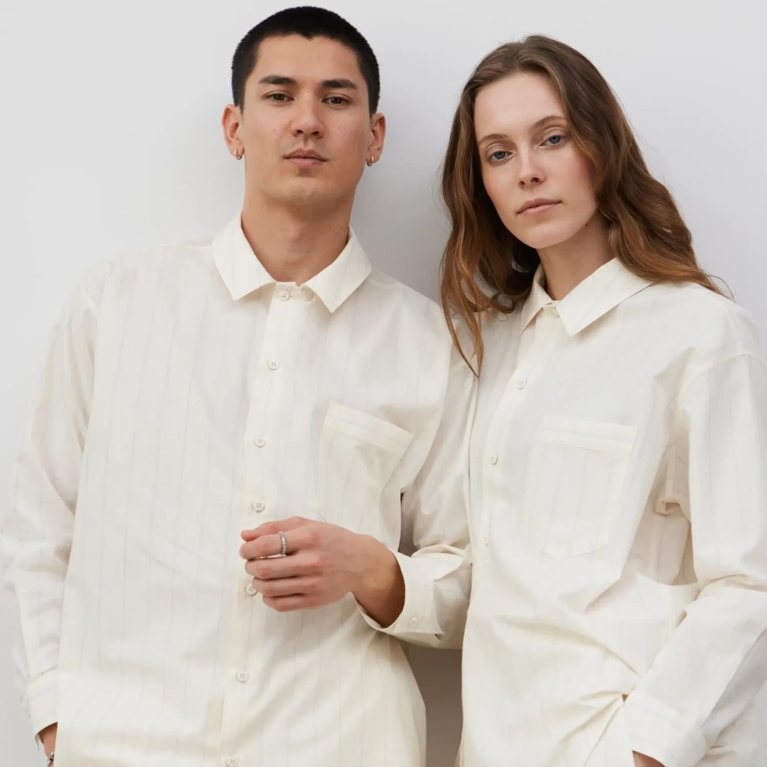 Lavie Yoko Shirt aus Bio‑Baumwolle – gestreift