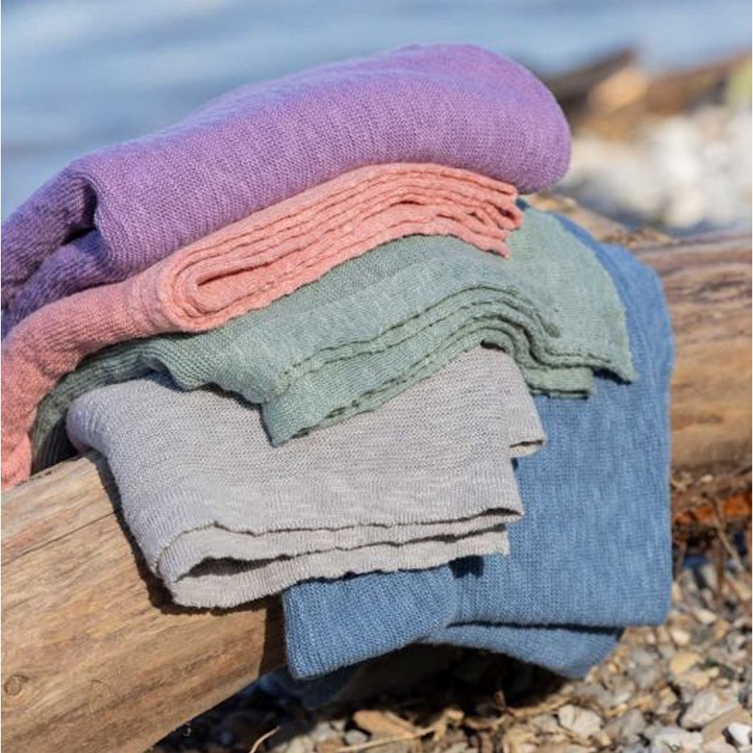 Disana Leinen Decke GOTS