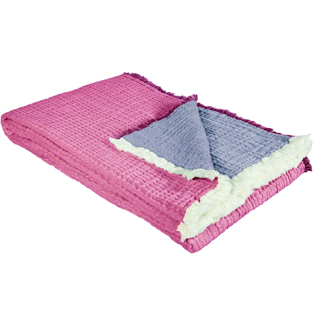 Eskimo Decke Nora 130x200 cm – weich, leicht und ganzjährig nutzbar rosenholz-plum