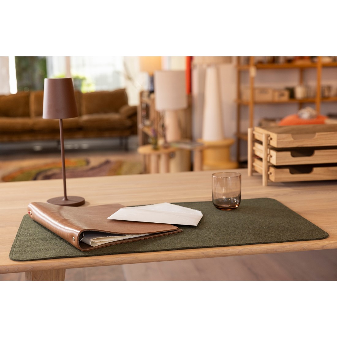 Schreibtischauflage aus Filz von Disana