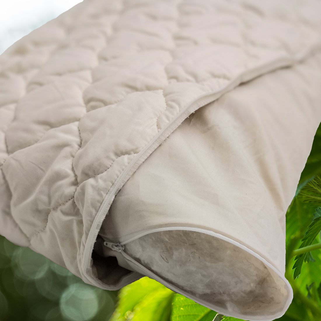 Hanf mit Baumwolle Kopfkissen Shiva GOTS zertifiziert