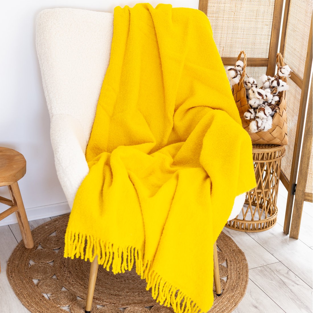 Bouclé-Wohndecke – Kuschelig weich und atmungsaktiv, viele Farben