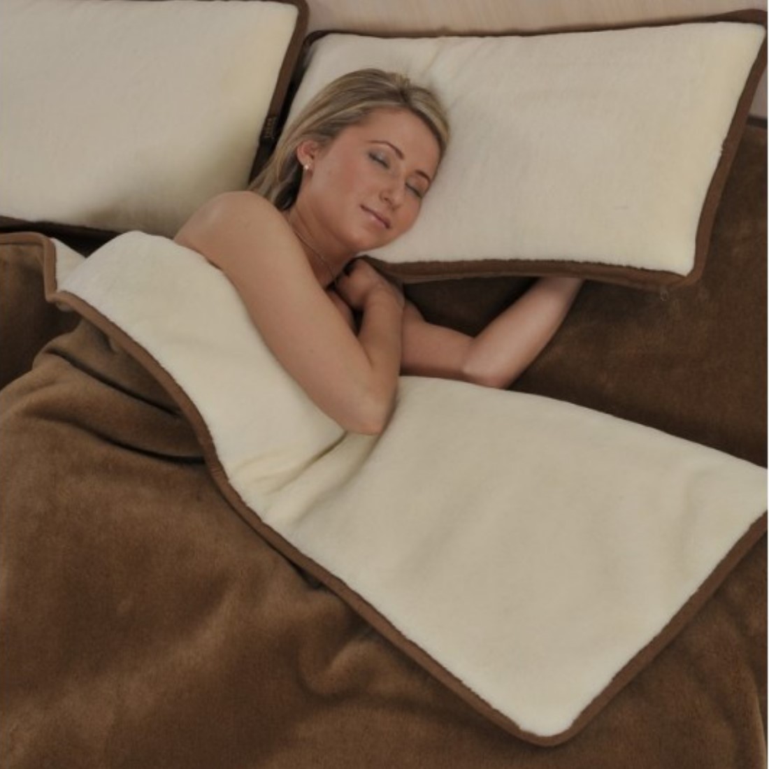 Flor Bettdecke mit Kaschmir und Kamelhaar