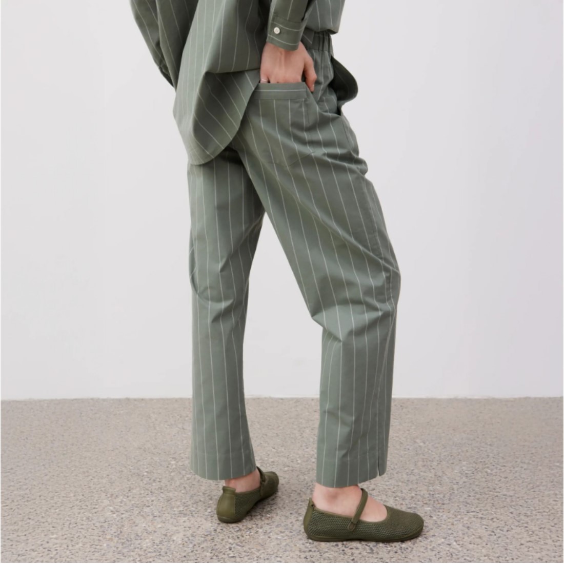 Lavie Yoko Pands aus Bio‑Baumwolle – gestreift