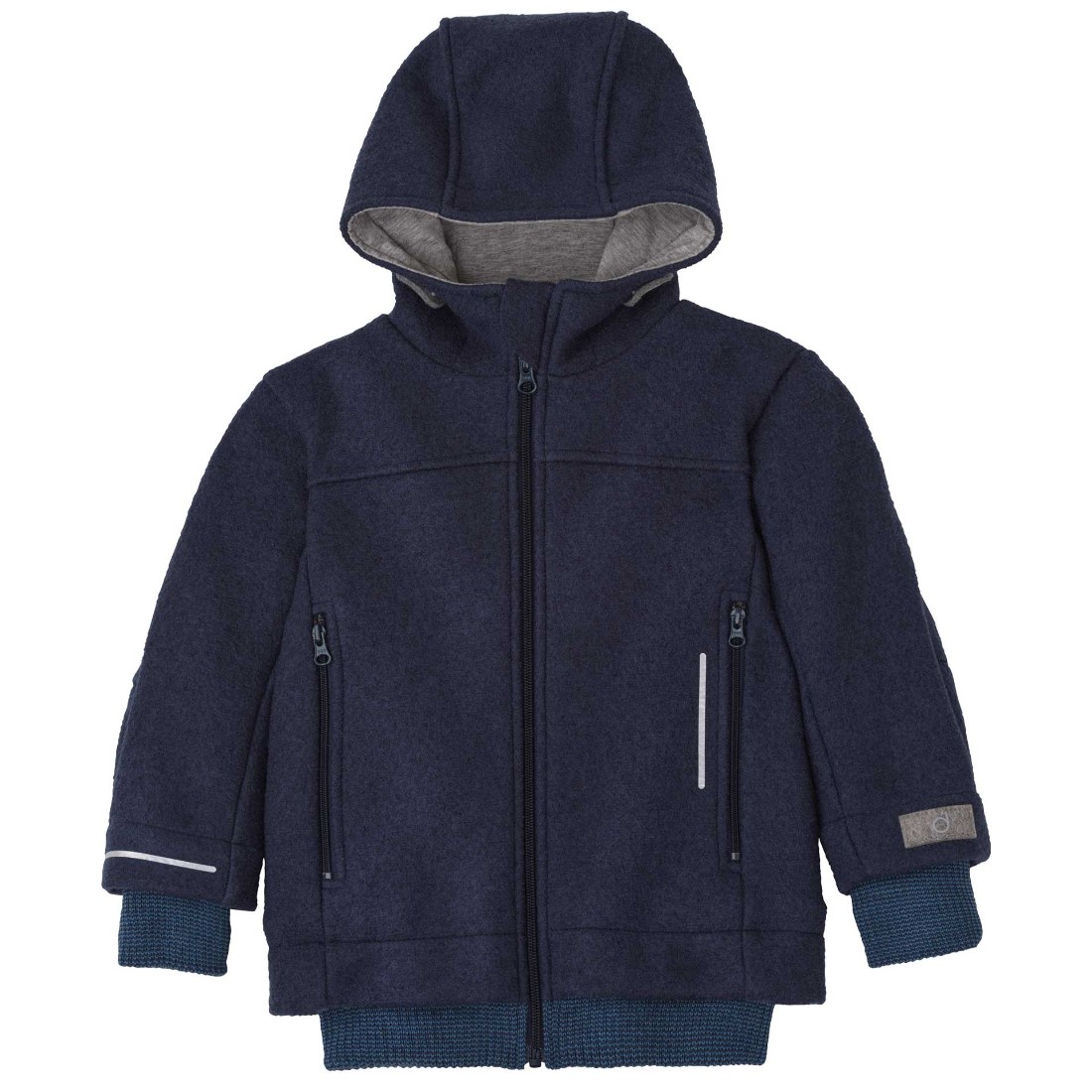 blaue Disana Outdoor Jacke
