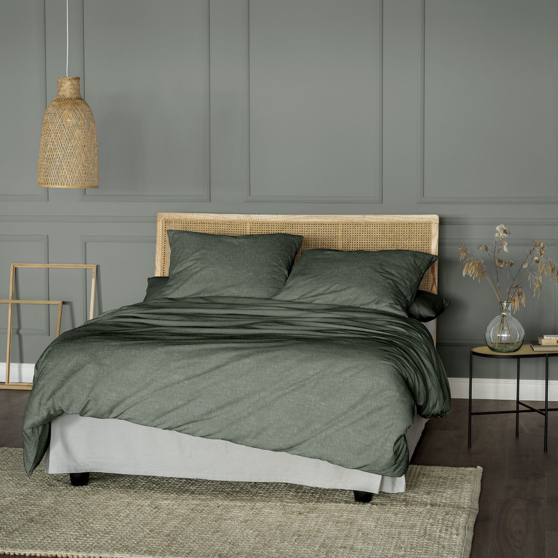 grüne Winterbettwäsche von Irisette