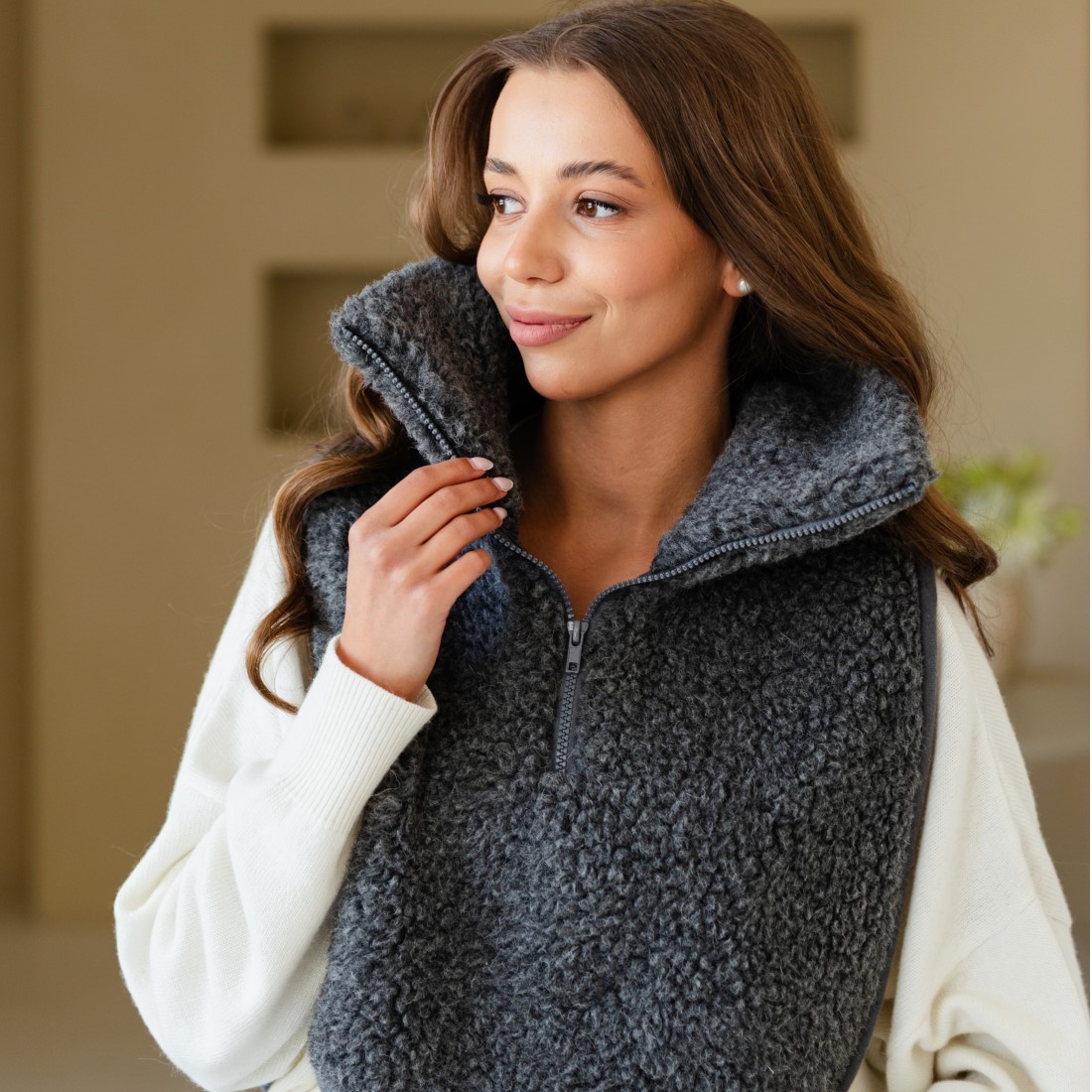 Merino Nacken- Brust- und Rückenwärmer