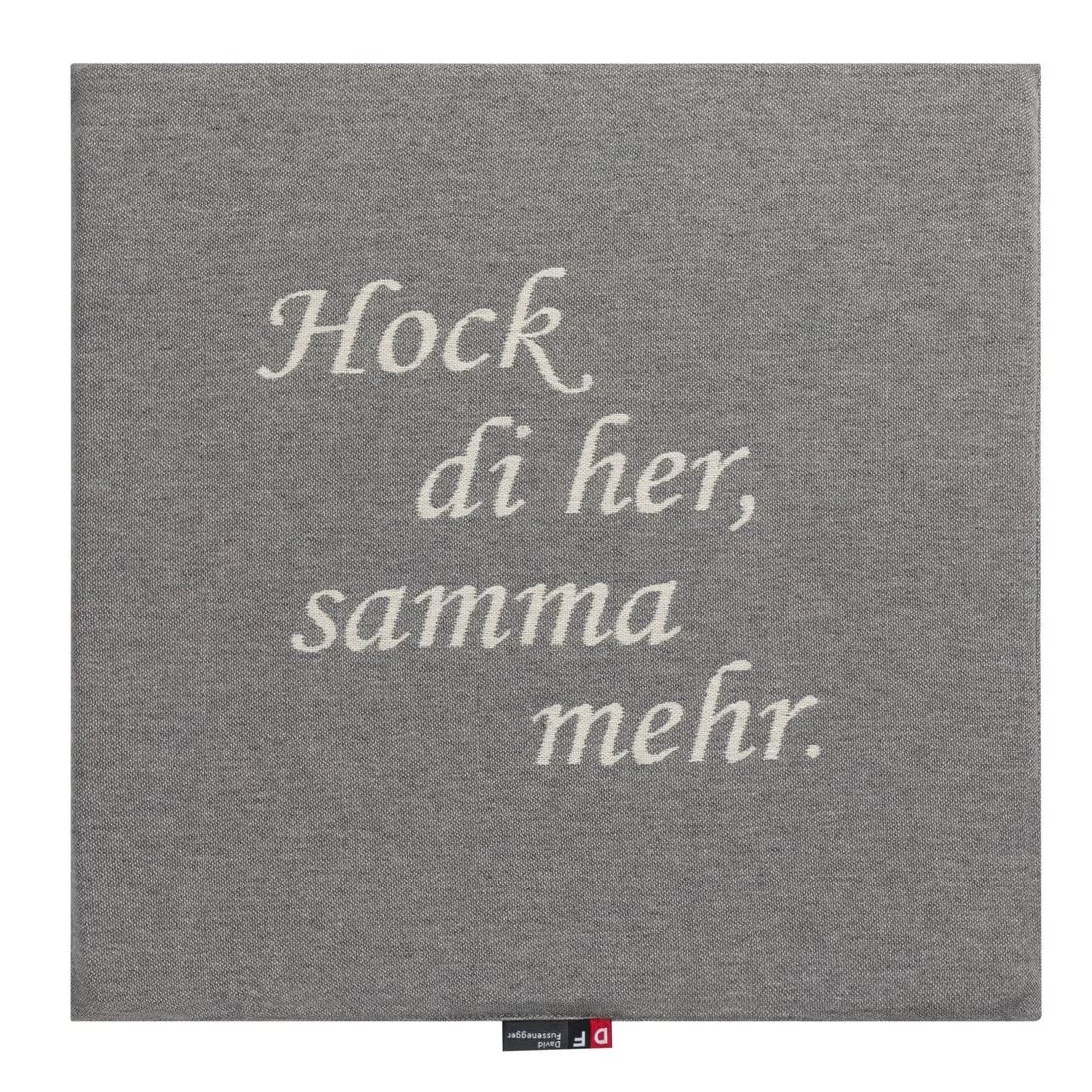 Porto Sitzkissen Hock di her Farbe grau von David Fussenegger