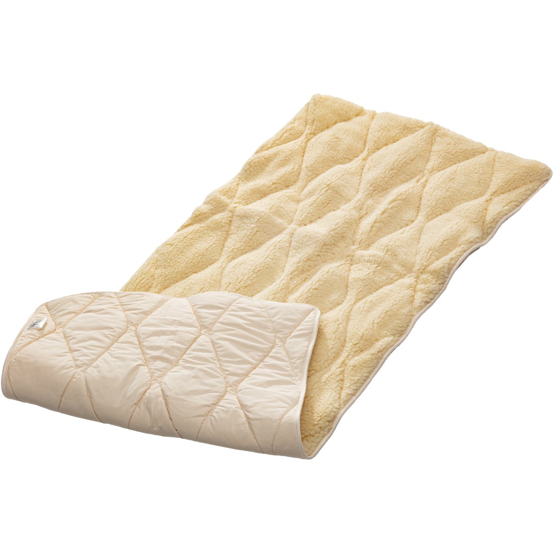 Yogamatte Schafschurwolle kbT und Baumwolle kbA