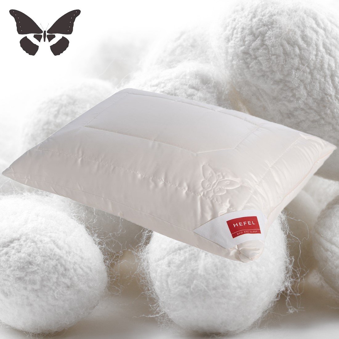 Wildseide Kissen PURE SILK von Hefel