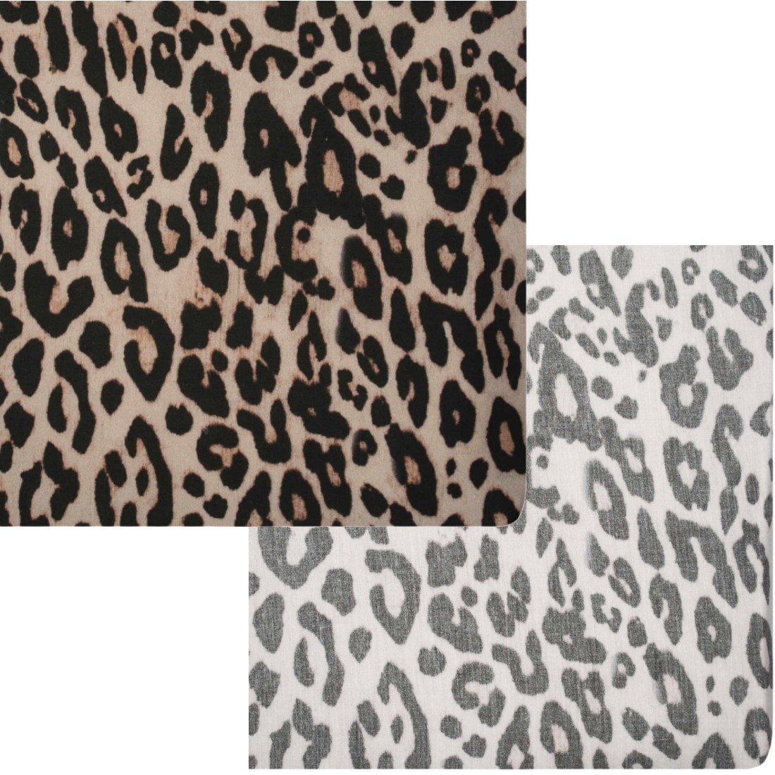 Zoeppritz Easy Leopard Spannbettlaken temperaturausgleichend für angenehmes Schlafklima