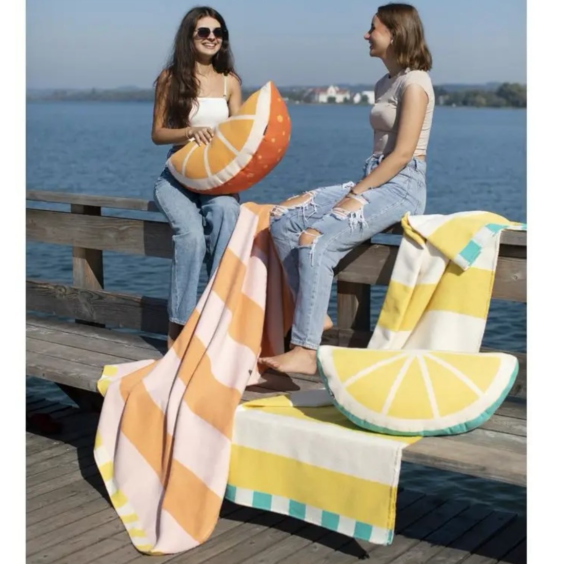 David Fussenegger LUCA Flanelldecke Blockstreifen