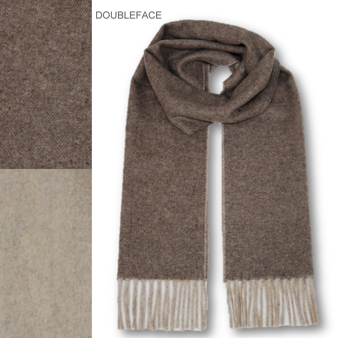 Lammwolle Doubleface Schal ROM