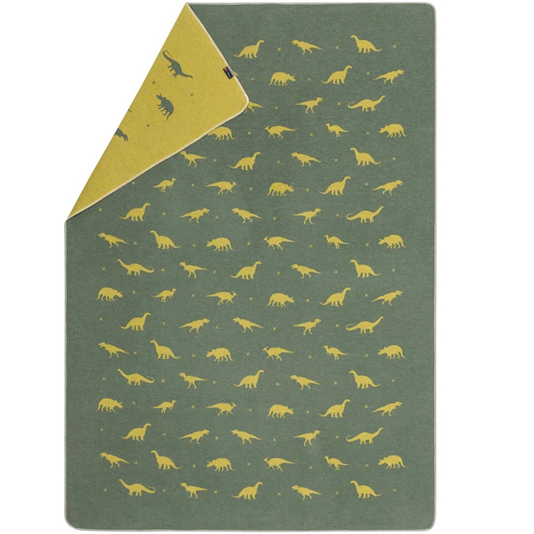 Nachhaltig produzierte Kinderdecke DINOS ALLOVER von David Fussenegger