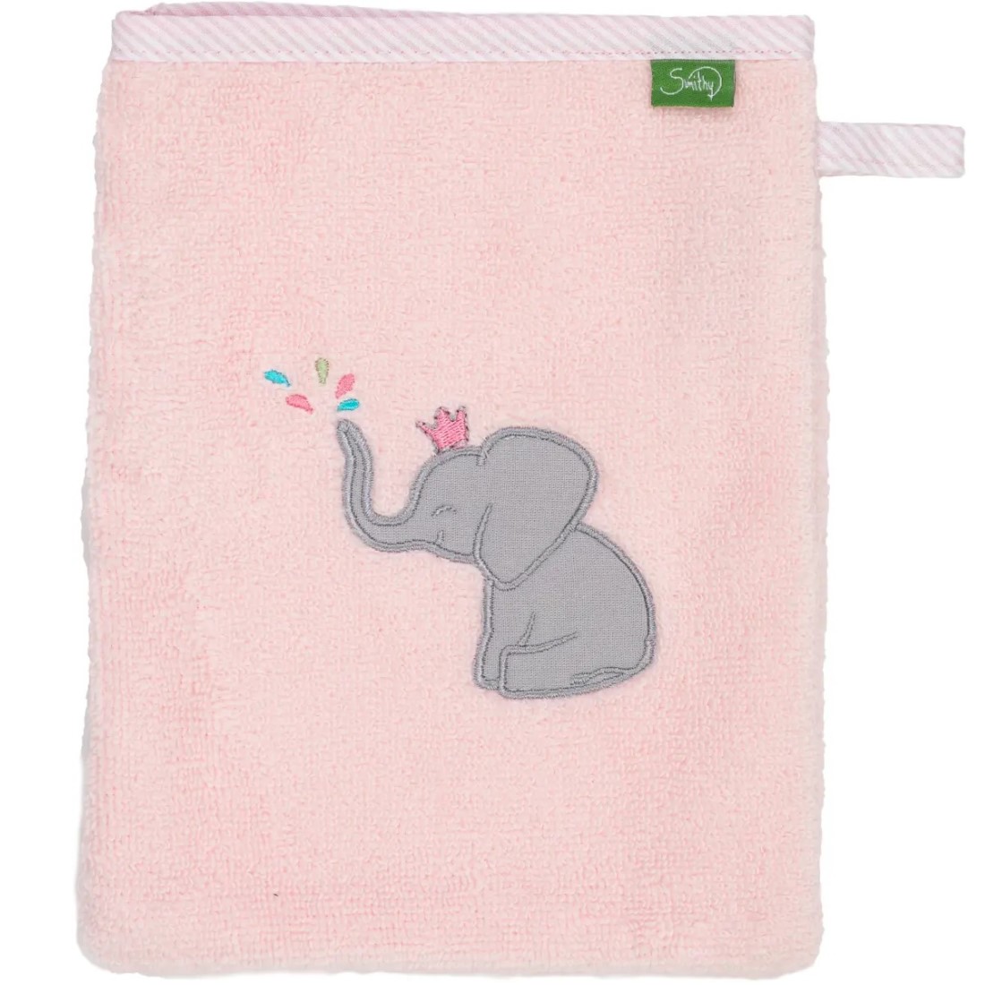 Kinder Waschhandschuh Rosa Elefant von Smithy