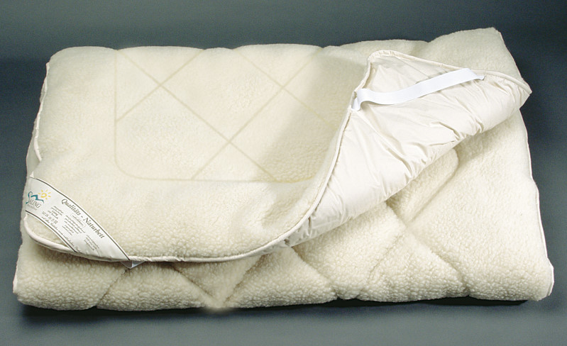 Schafwoll Unterbett Flor / Inlett 90x200 cm