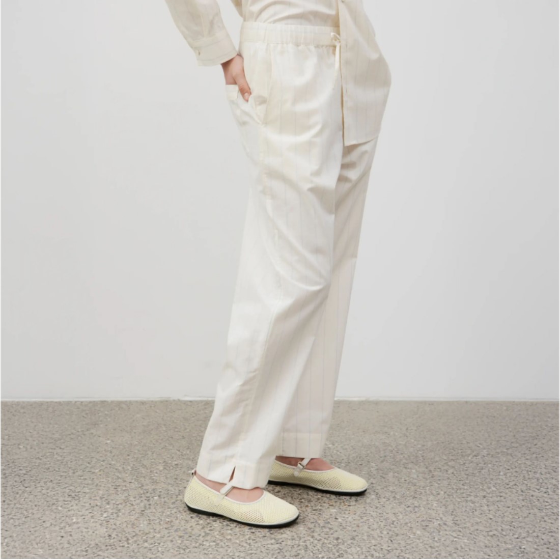 Lavie Yoko Pands aus Bio‑Baumwolle – gestreift